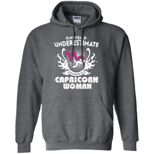 Never underestimate the power of capricorn woman hoodie