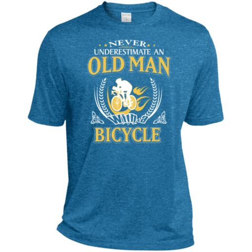 Never underestimate an old man with bicycle sport t-shirt