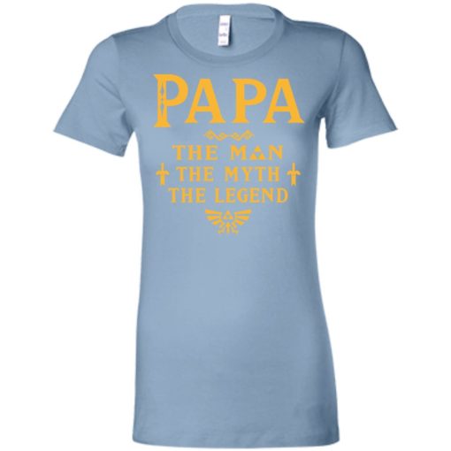 Papa the man myth the legend gift for gaming papa grandpa daddy women tee