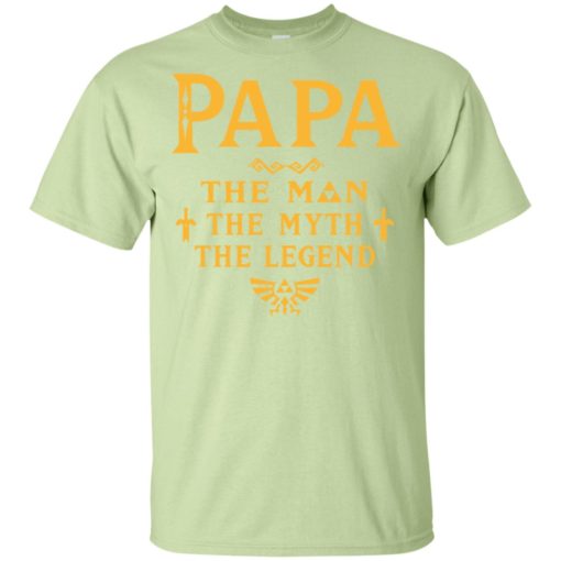 Papa the man myth the legend gift for gaming papa grandpa daddy t-shirt