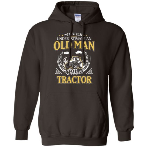 Never underestimate an old man with tractor hoodie