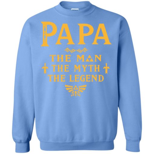 Papa the man myth the legend gift for gaming papa grandpa daddy sweatshirt