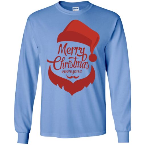 Dabbing santa christmas sweater merry christmas everyone christmas pregnancy shirts long sleeve