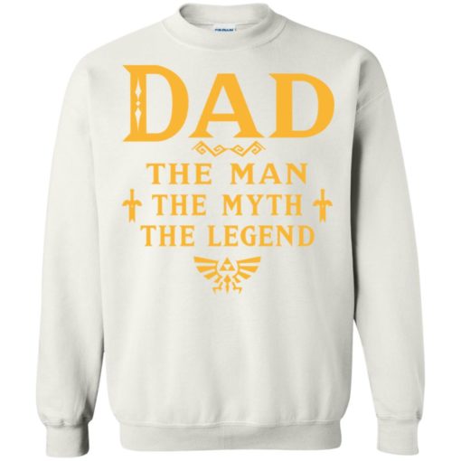 Dad the man myth the legend gaming dad best gift for gamers sweatshirt