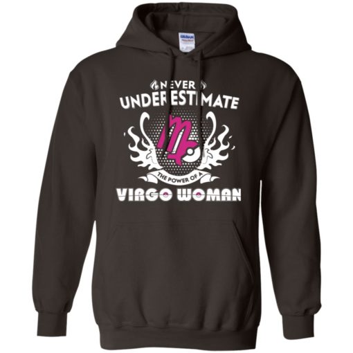 Never underestimate the power of virgo woman hoodie
