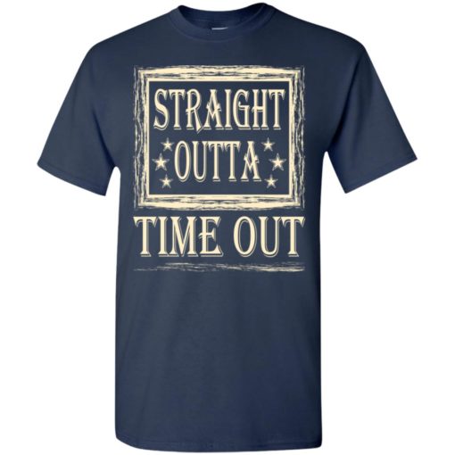 Kids straight outta time out funny parody kids boys humor t-shirt
