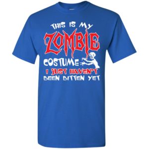 This is my zombie costume funny artwork halloween day t-shirt