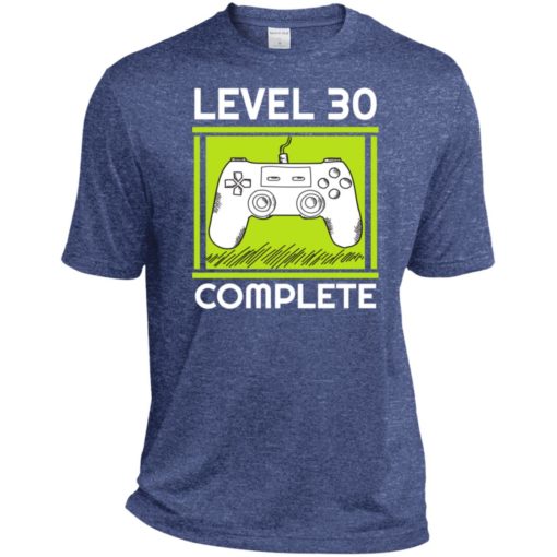 30th birthday gift for gamer video games level 30 complete sport tee