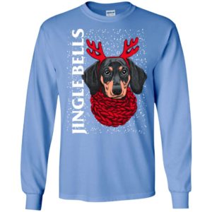 Dachshund jingel bells dog lover christmas gift long sleeve