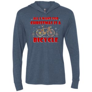 All i need for christmas is a bicycle unisex hoodie