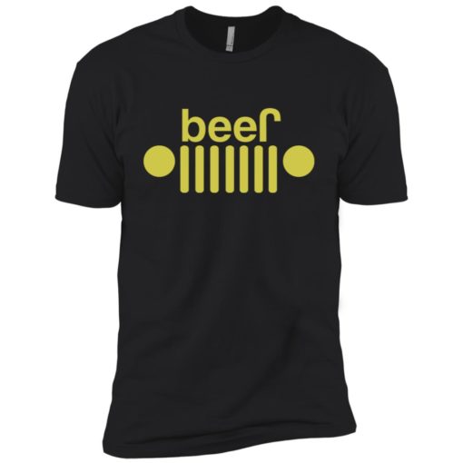 Jeep and beer lover premium t-shirt