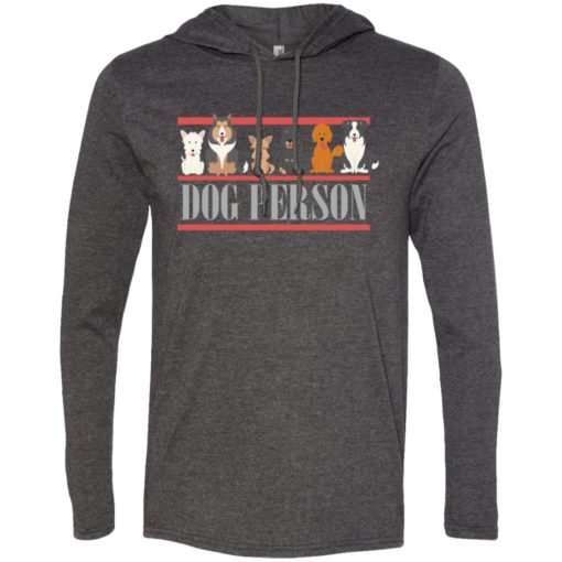 I’m dog person cute gift for who love dogs and puppies long sleeve hoodie