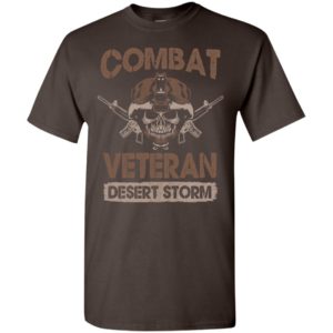 Combat veteran desert storm t-shirt