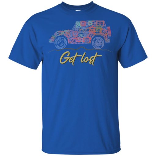 Get lost jeep sign t-shirt
