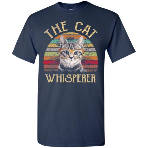 The cat whisperer funny cat lover t-shirt