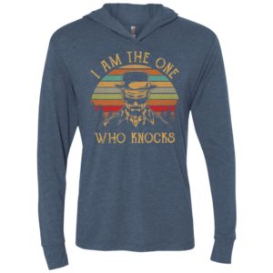 Walter white breaking bad i am the one who knocks vintage unisex hoodie