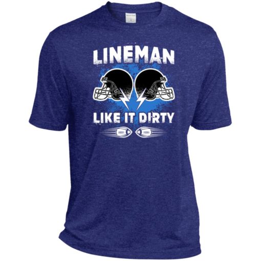 American football lineman shirts lineman like it dirty sport tee