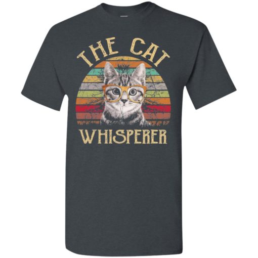 The cat whisperer funny cat lover t-shirt