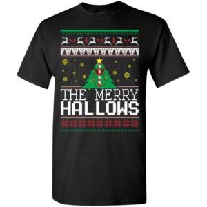 The merry hallows cool funny best christmas ugly style gift t-shirt