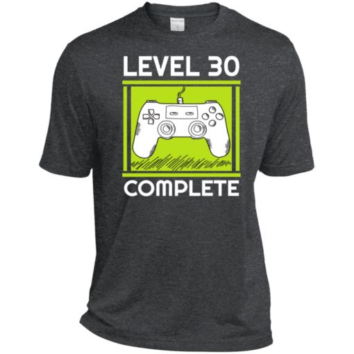30th birthday gift for gamer video games level 30 complete sport tee
