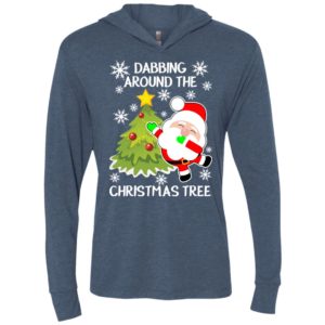 Dabbing around the christmas tree unisex hoodie