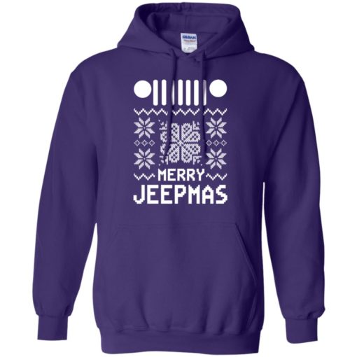 Merry jeepmas ugly christmas hoodie