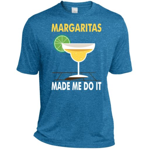 Margaritas made me do it love drinking wine coctail sport tee
