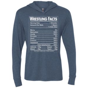 Wrestling facts shirt – wrestling team gift unisex hoodie