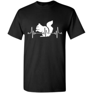 Squirrel heartbeat gift shirt for squirrel owner lover t-shirt