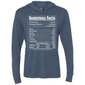 Basketball facts t-shirt basketball label funny define for players unisex hoodie