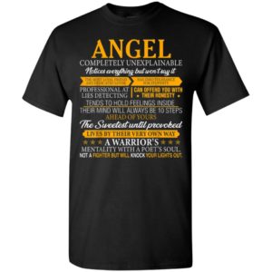 Angel completely unexplainable notices everything but wont say it t-shirt