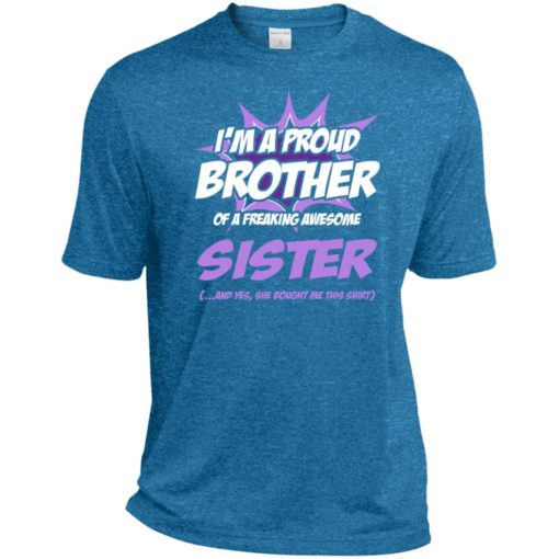 Proud brother of a freaking awesome sister sport tee