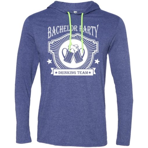 Bachelor party drinking team beer lover wedding party team long sleeve hoodie