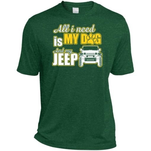 All i need is my dog and my jeep sport t-shirt