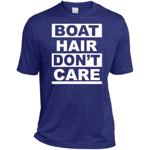 Vacation gift tee boat hair dont care sport tee