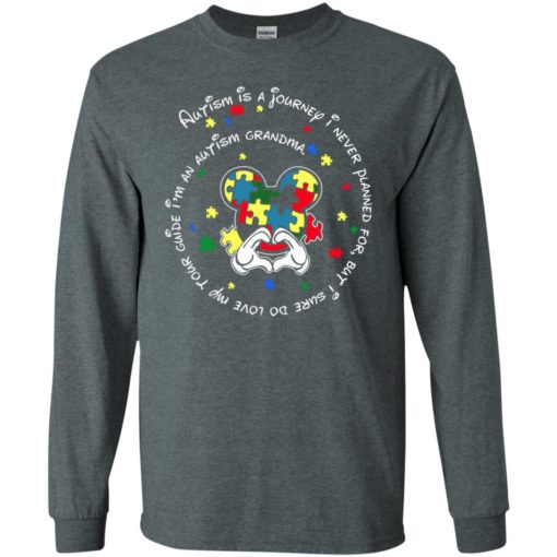Mickey mouse autism is a journey i never planned for long sleeve