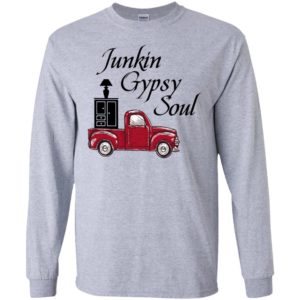 Junkin gypsy soul vintage truck carrying furniture long sleeve