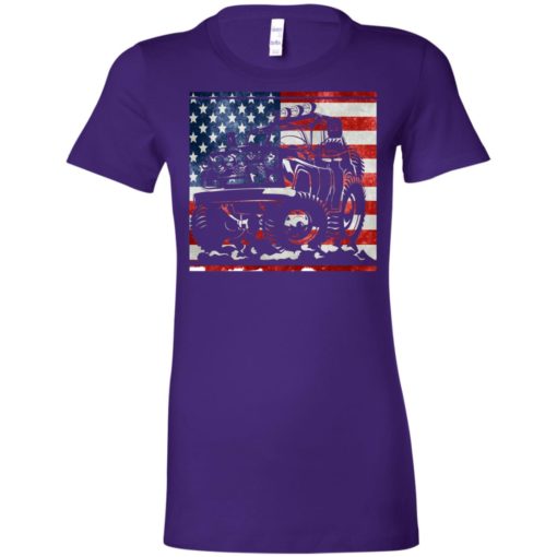 American flag and jeep lover women tee