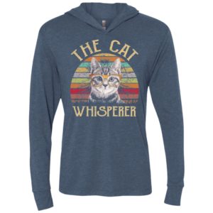 The cat whisperer funny cat lover unisex hoodie