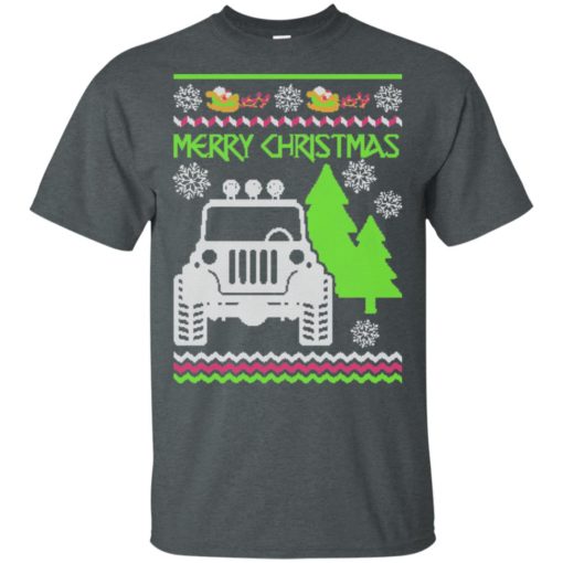 Ugly jeep sweater christmas gift for jeep lover owner addicted t-shirt