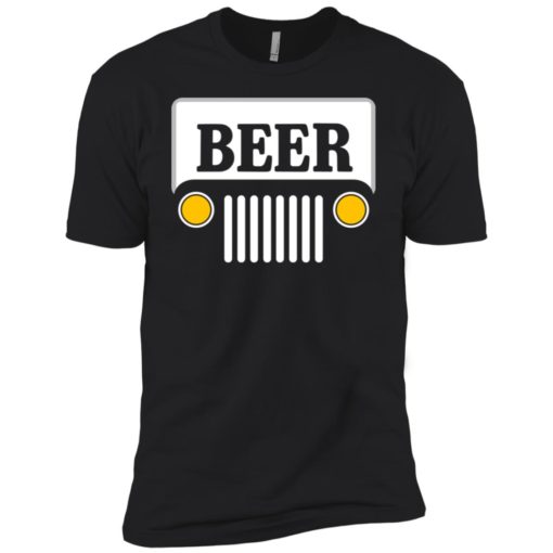 Beer jeep road trip premium t-shirt