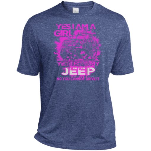 Yes i am a girl yes this is my jeep no you cann’t drive it sport t-shirt