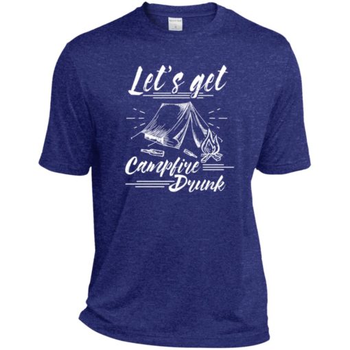 Camping campers gift let get campfire drunk sport tee