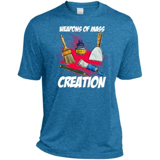 Painting artist gift weapons of mass creation sport tee