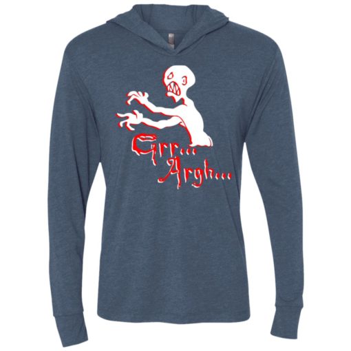 Grr… argh…zombies funny unisex hoodie