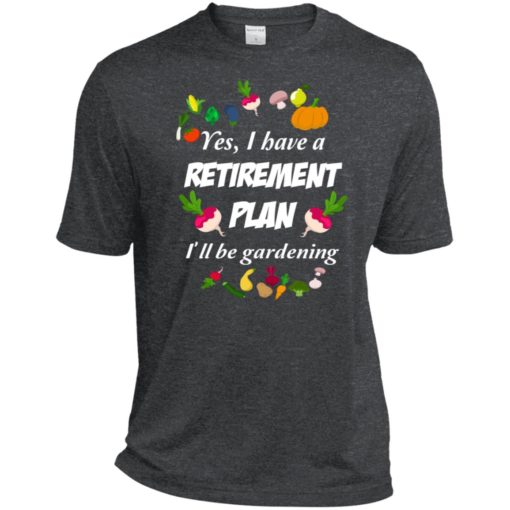 My retirement plan is gardening cool gardener gift sport tee