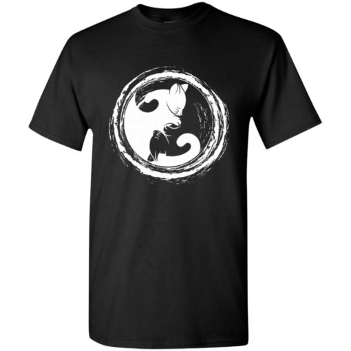 Cat yin yang gift for cat lover cats owner t-shirt