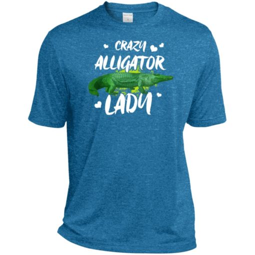 Crazy alligator lady sport tee