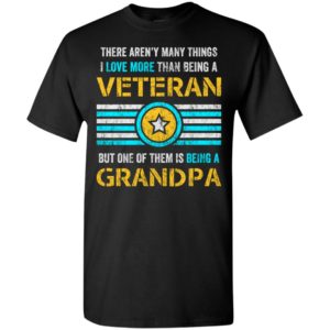 Veteran grandpa gift combat veteran i love being navy grandpa t-shirt