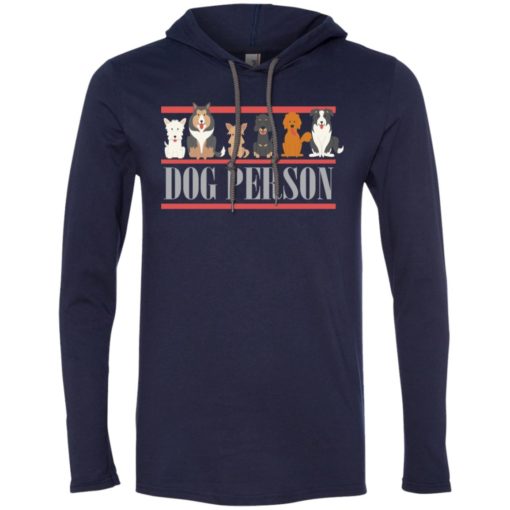 I’m dog person cute gift for who love dogs and puppies long sleeve hoodie